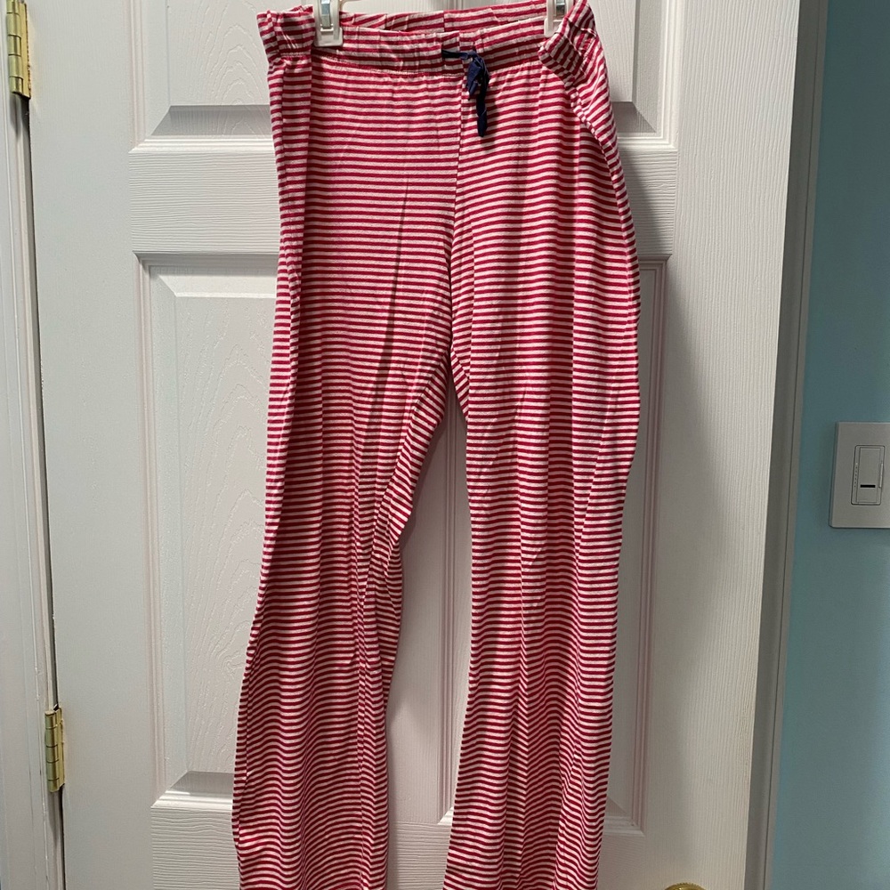 Tommy Hilfiger red & white striped pajama pants